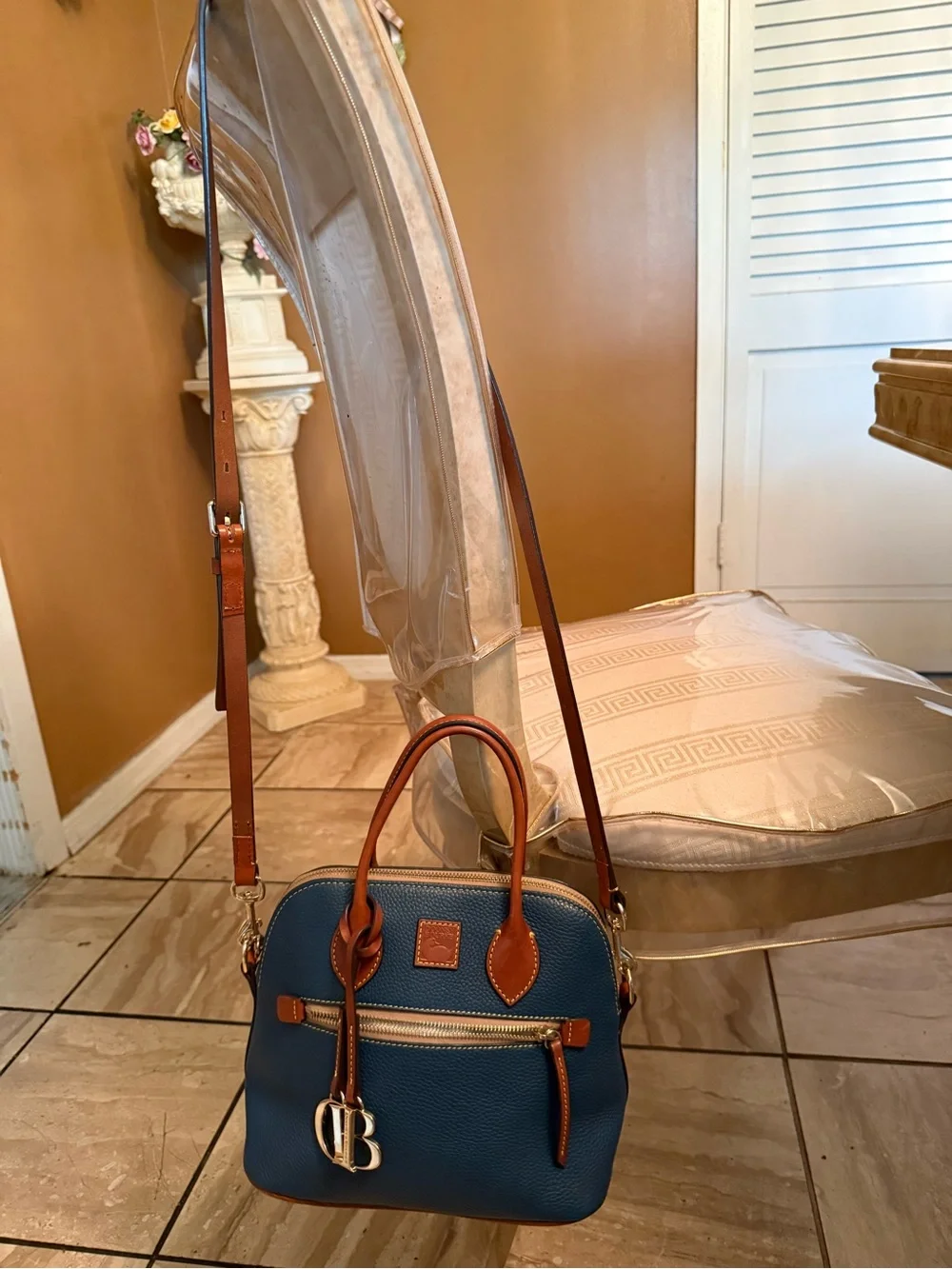 Dooney & Bourke Pebble Grain Domed Satchel